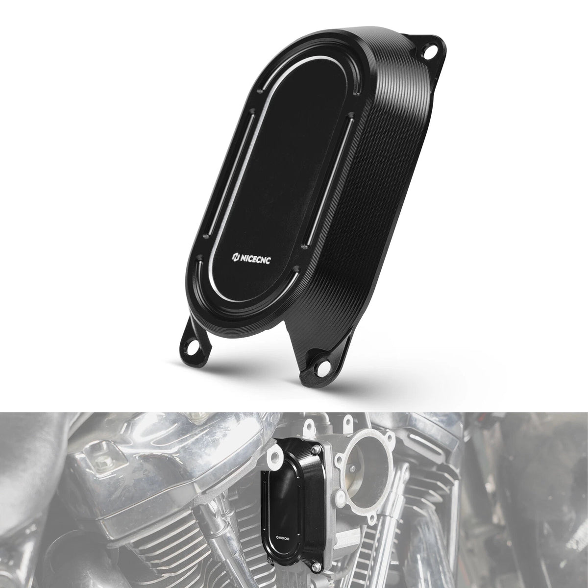 6061 Solid Aluminum Throttle Body Cover for Harley Street Glide FLHX (2017–2023)