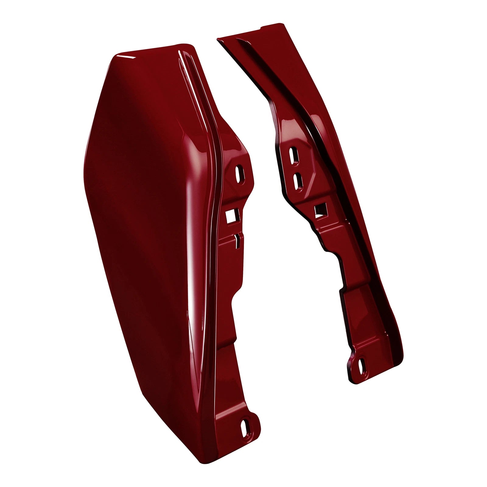 Mid Frame Deflectors for Harley Touring Electra Glide (2009–2023) Billiard Red