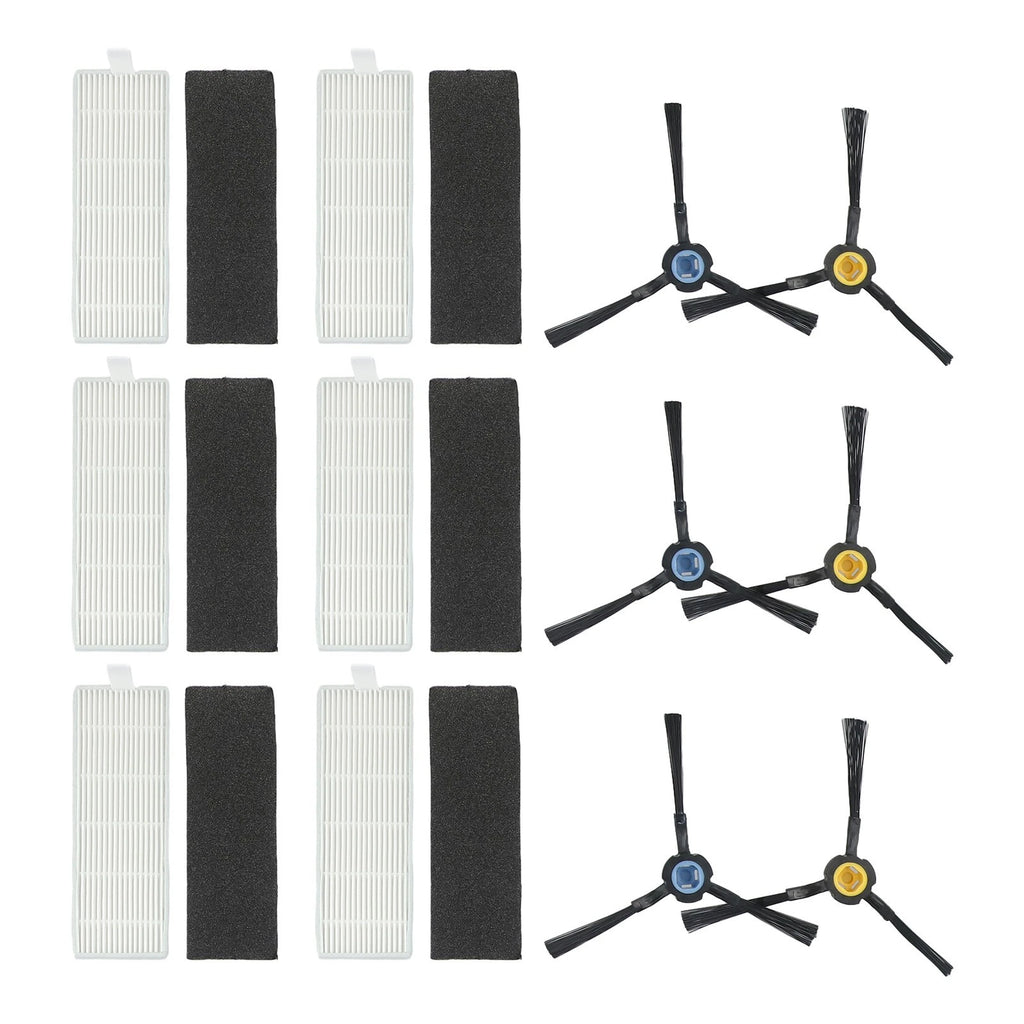 Replacement Filter Brush Kit for Silvercrest SSRA 1 (Robot Vacuum)