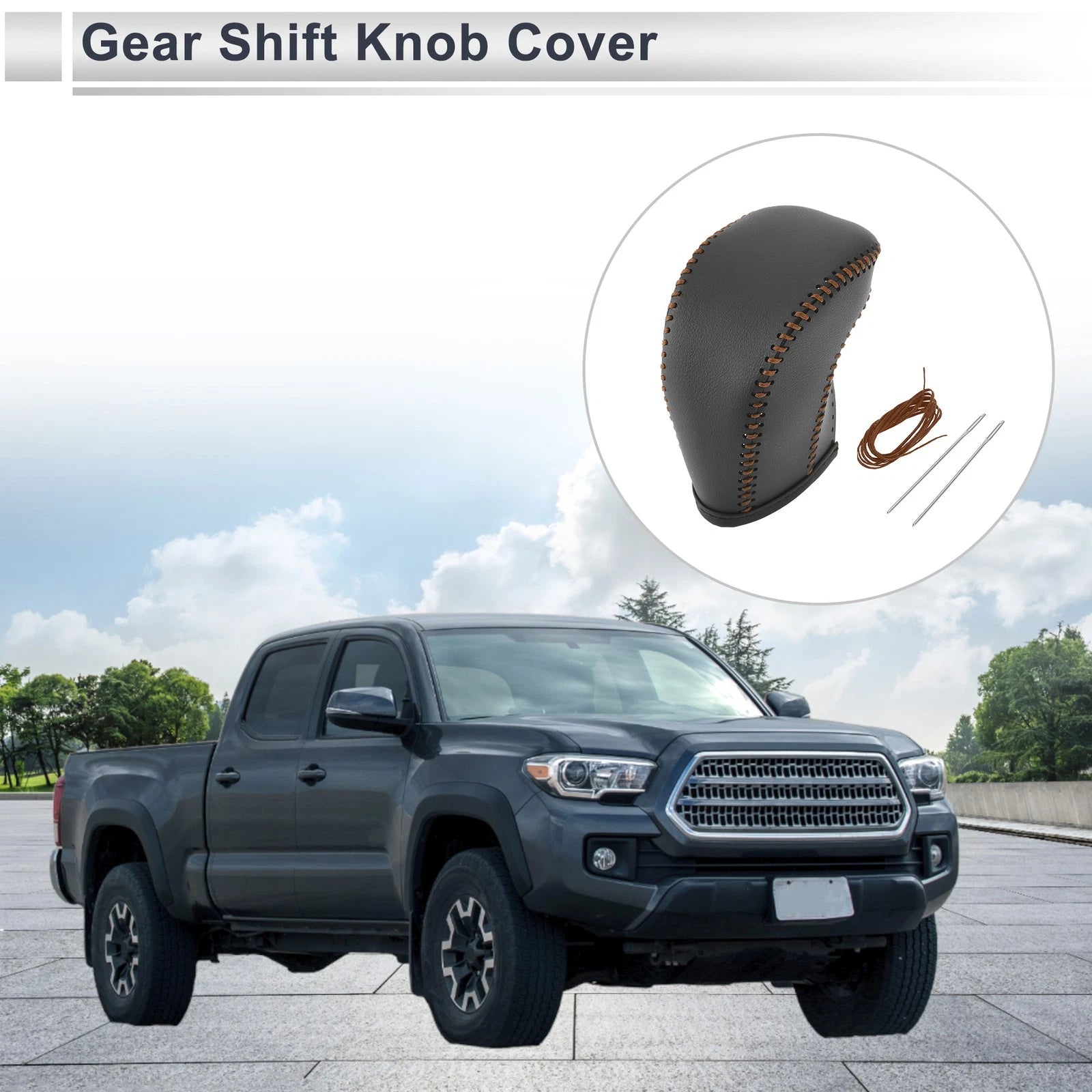 1 Pc Gear Shift Knob Cover Replacement for Toyota Tacoma (2016–2022)