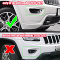 Pair of Fog Light Lamp Bezel Covers for Jeep Grand Cherokee WK2 (2017–2022)