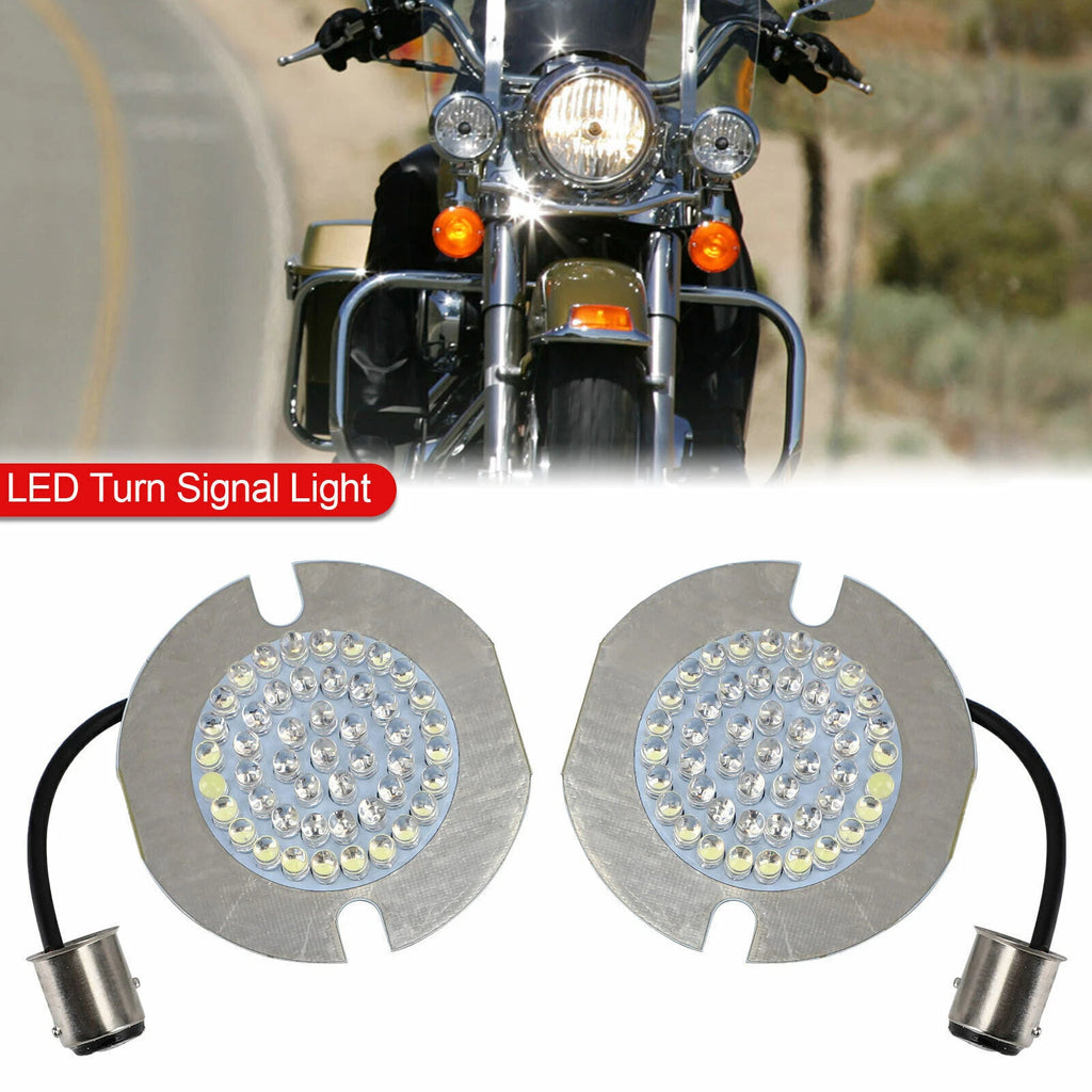 1156LED Turn Signal Light Inserts for Harley Softail Touring Dyna Sportster (UK)