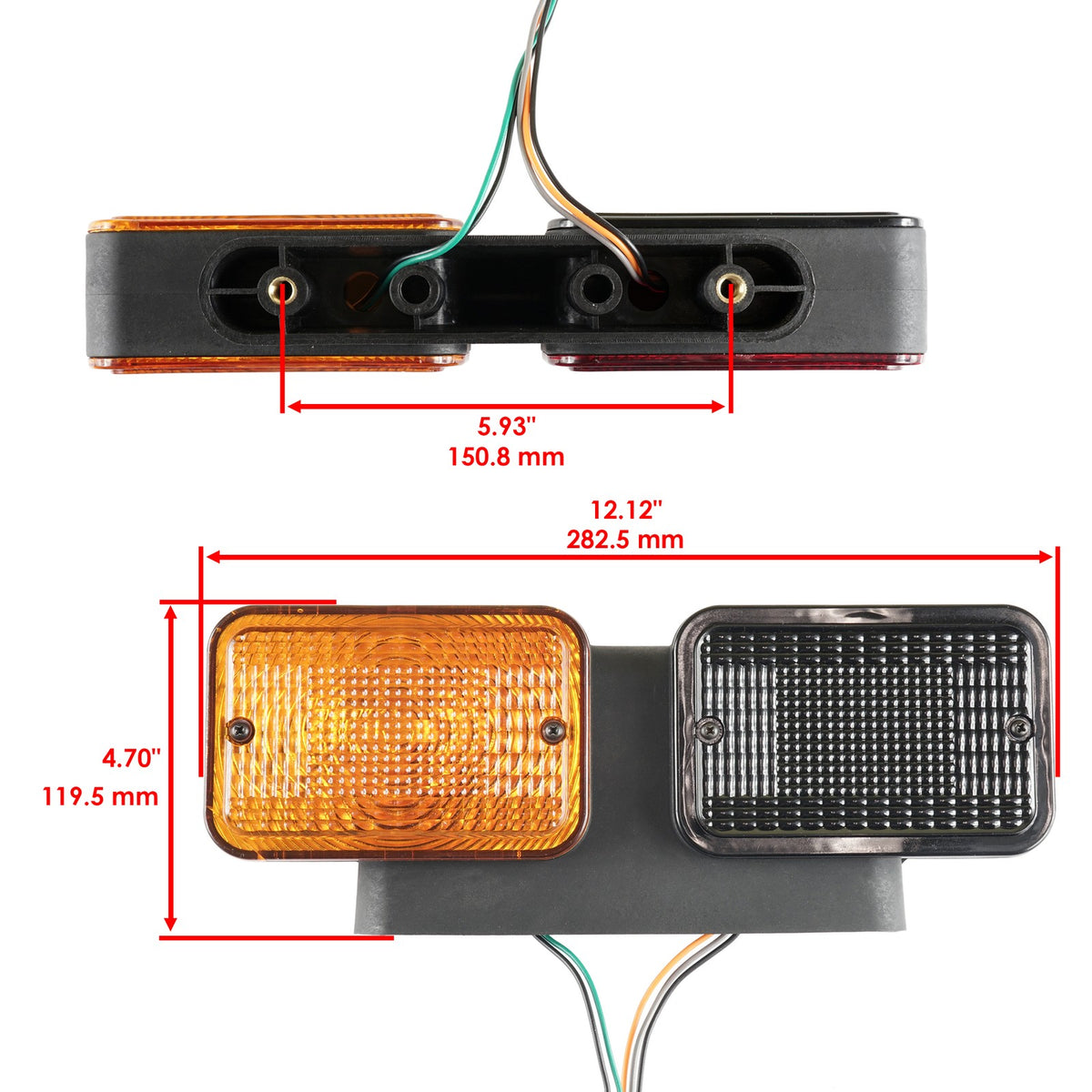 Left Road Light Lamp Replacement for John Deere 4710 4520 4720 (2000–2020)