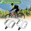 Bicycle Pedal Aluminum Alloy Reflective Strips 14mm 1 Pair