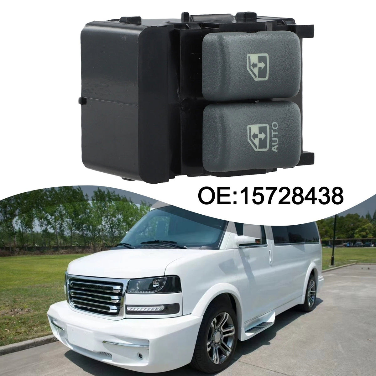 Window Control Switch for Chevy Express & GMC Savana (2003–2023)
