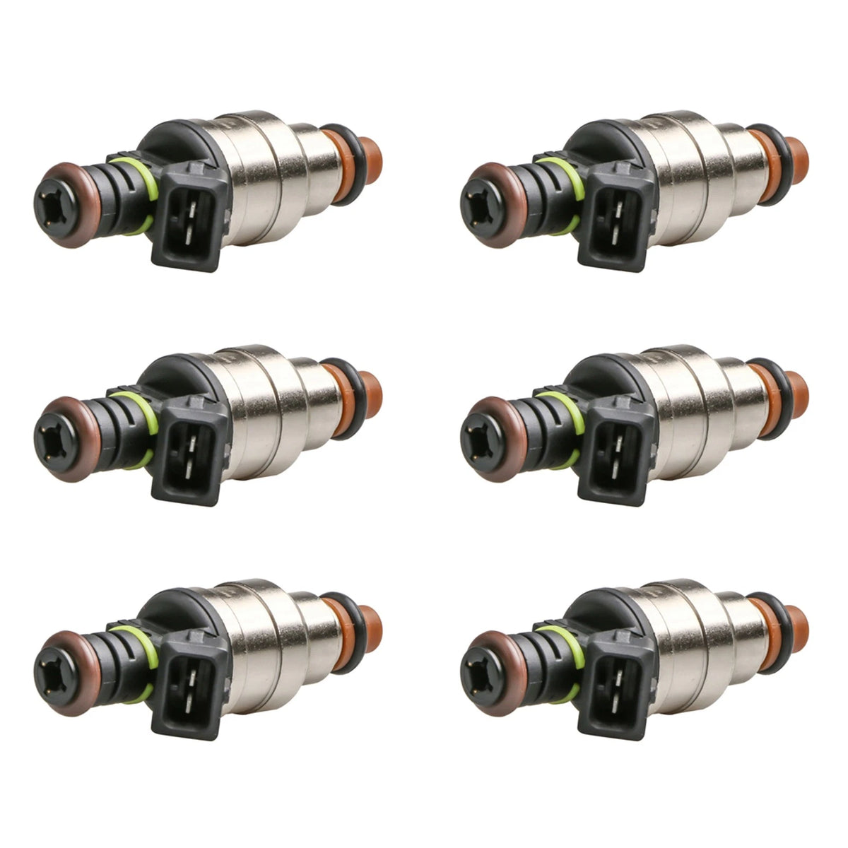 6PCS Flow Matched Fuel Injectors for Ford 2.3 2.9 3.0 3.8 4.9 5.0L (F47E-A2E)