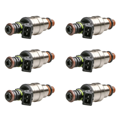 6PCS Flow Matched Fuel Injectors for Ford 2.3 2.9 3.0 3.8 4.9 5.0L (F47E-A2E)