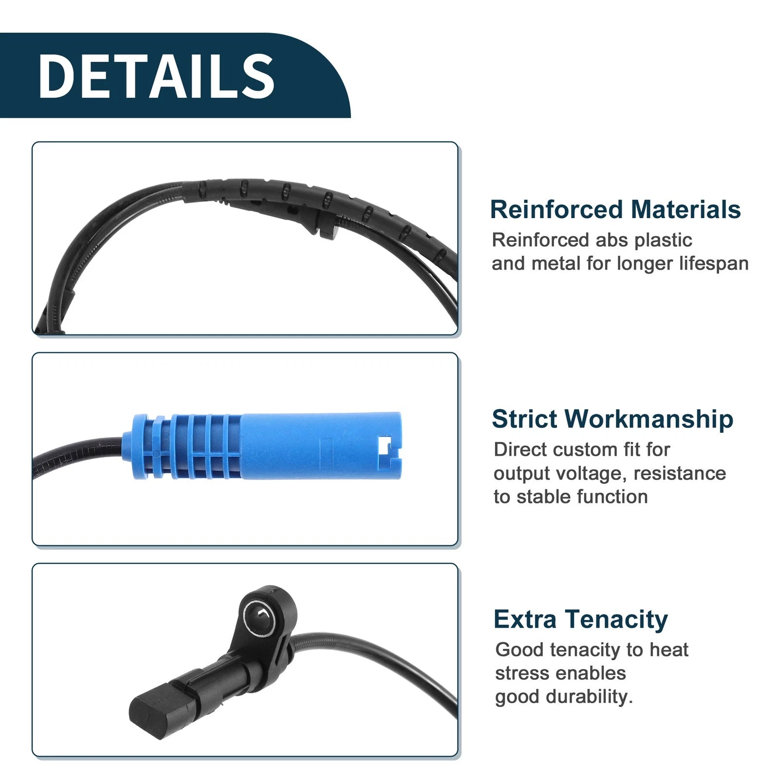 ABS Wheel Speed Sensor No.SSB000150 for Rover 75 (2000–2005)
