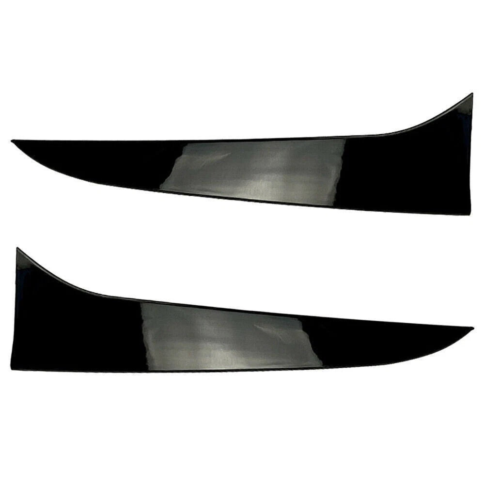 2X Rear Window Side Spoiler Canard Splitter Trim for BMW X1 E84 (2009–2015)