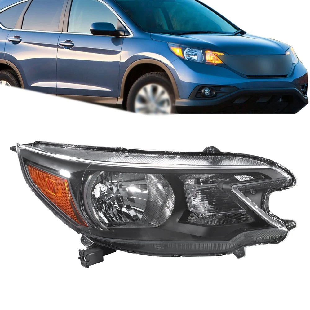 Halogen Headlight Assembly Right Side for Honda CR-V (2012–2014)