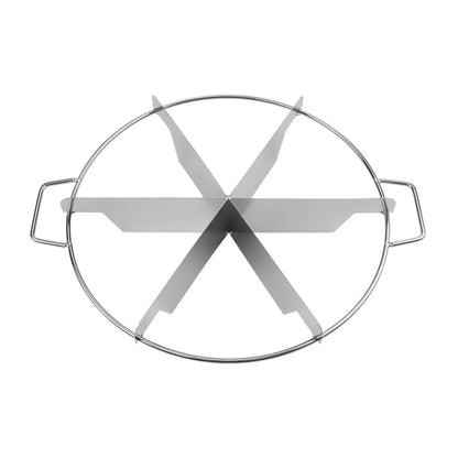 Stainless Steel Circular Cake and Pizza Slicer for Dividing Cakes and Breads