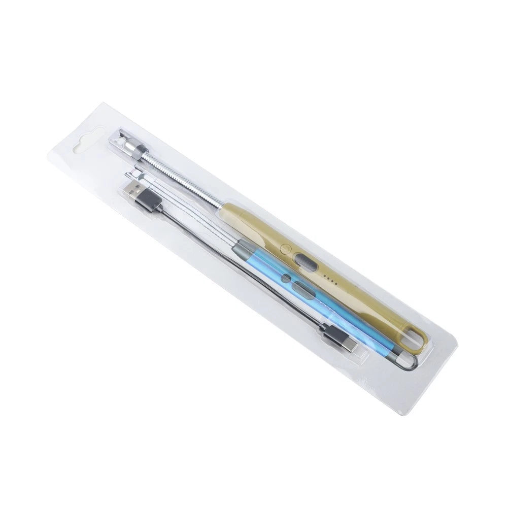 Compact USB Electric Rechargeable Windproof Lighter for Outdoors