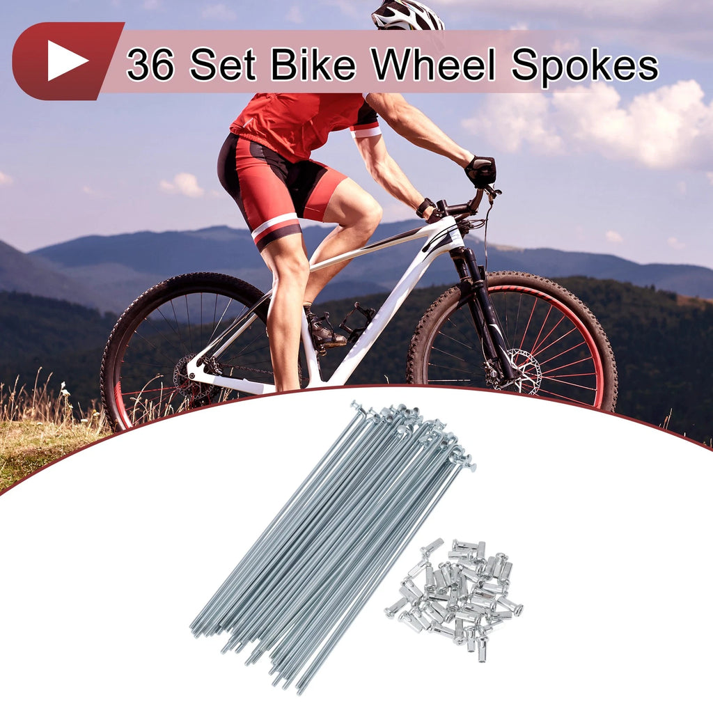 Bicycle Wheel Spokes 154mm Replacement Set for 26 inch Bike (2008–2015)