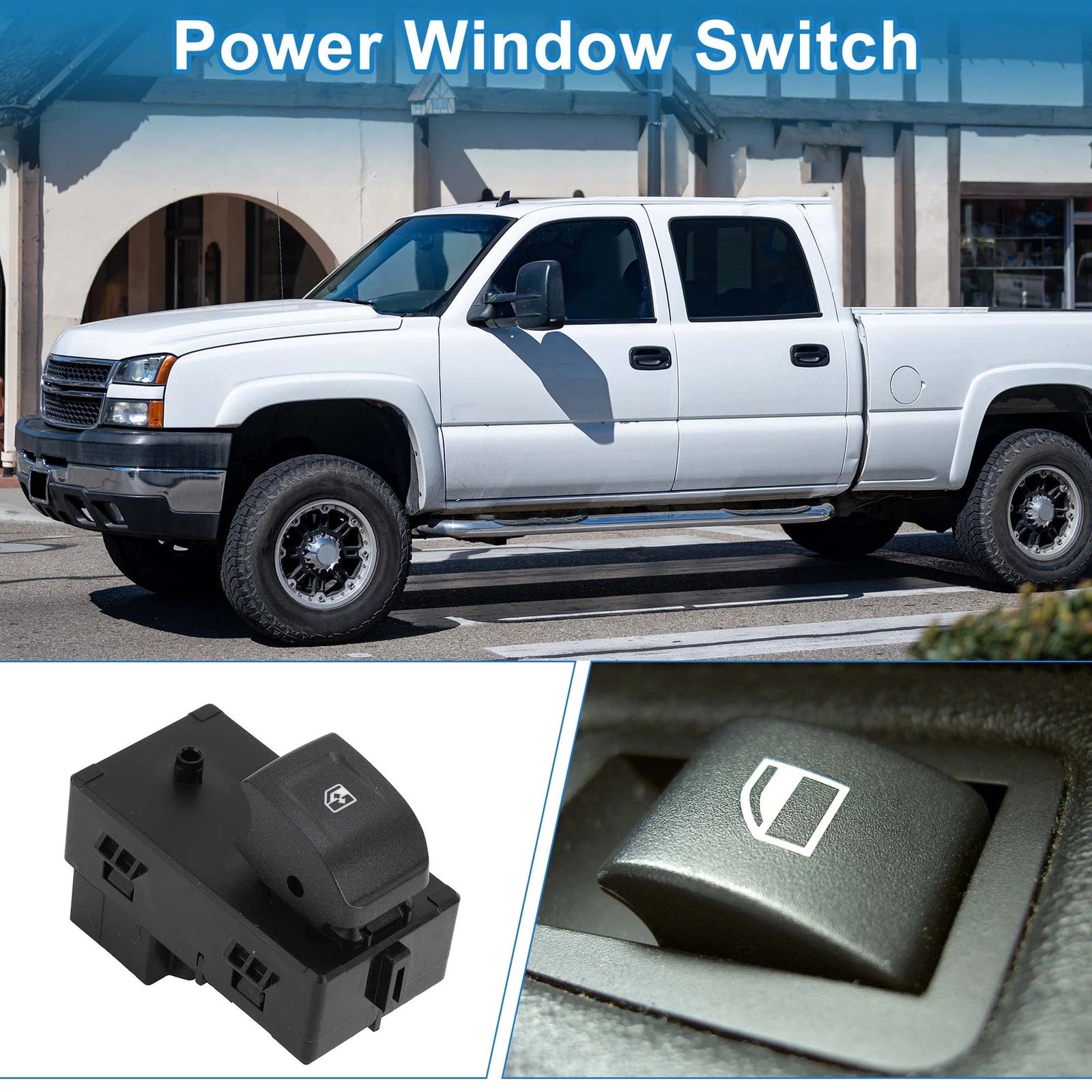 Front Side Power Window Switch for Chevrolet Silverado 1500 2500 3500 (2014–2018)