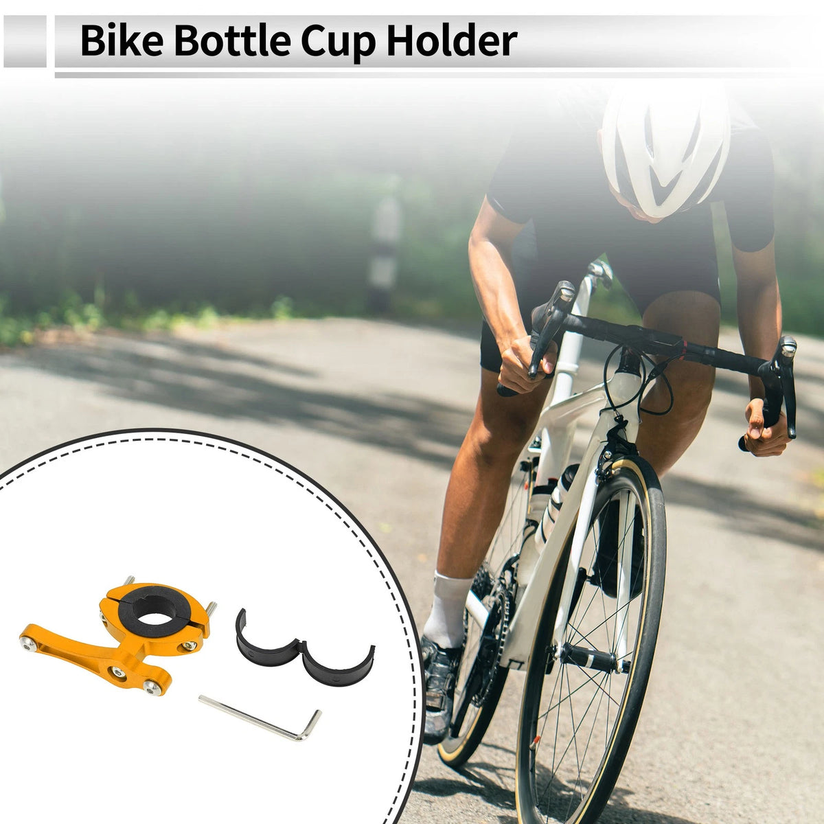 Bicycle Water Bottle Cup Holder Aluminum Universal for Motor Bike