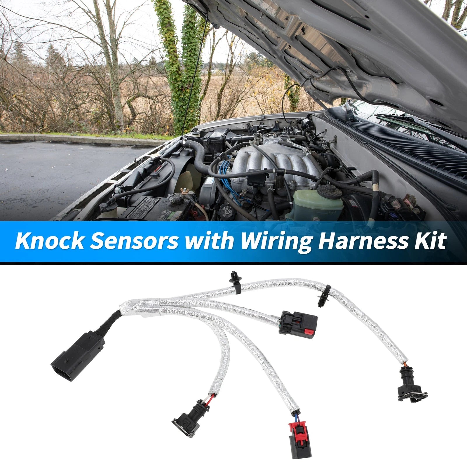 Ignition Knock Detonation Sensor Harness for Jeep Wrangler (2012–2016) 68085202AD