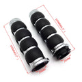 Chrome 1" 25mm Rubber Hand Grip for Harley Davidson FXDWG (1993–2017)