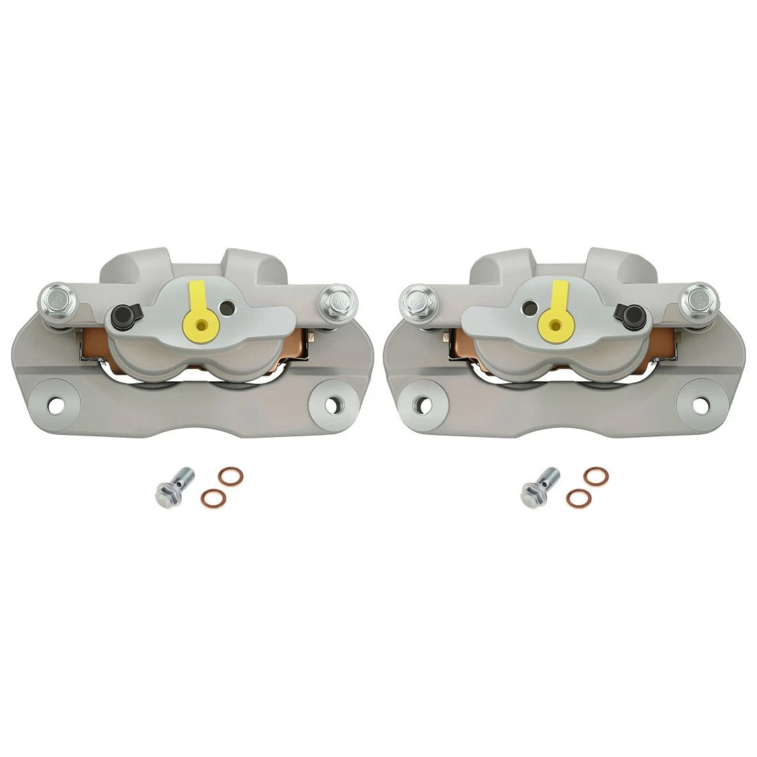 Front Brake Calipers w/ Pads for Yamaha Wolverine RMAX2 1000 YXE10 (2021–2024)