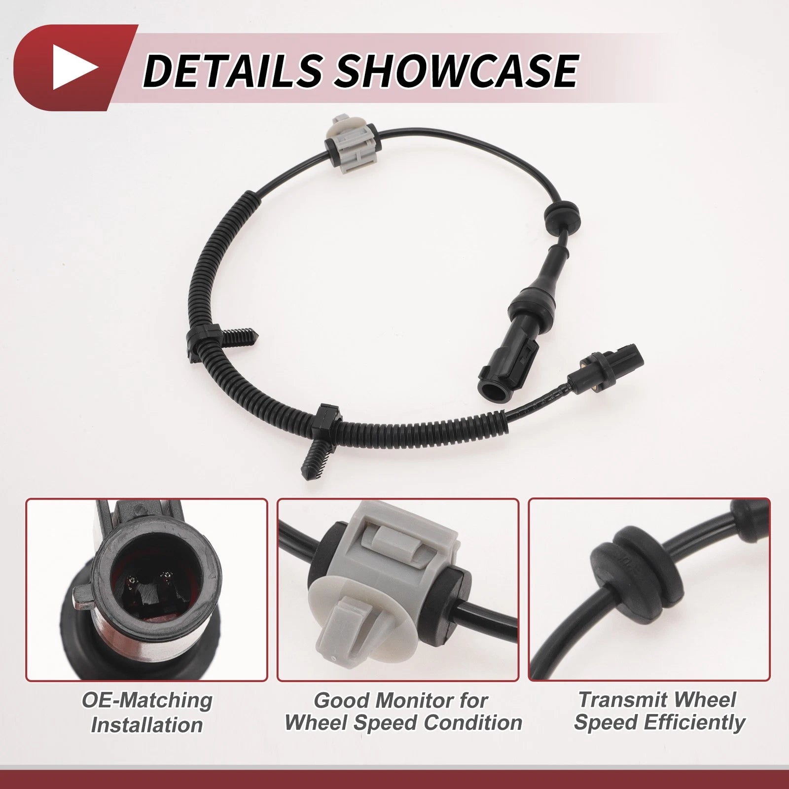 ABS Wheel Speed Sensor No. 8S4Z2C191B for Ford Focus (2008–2011) Rear Left