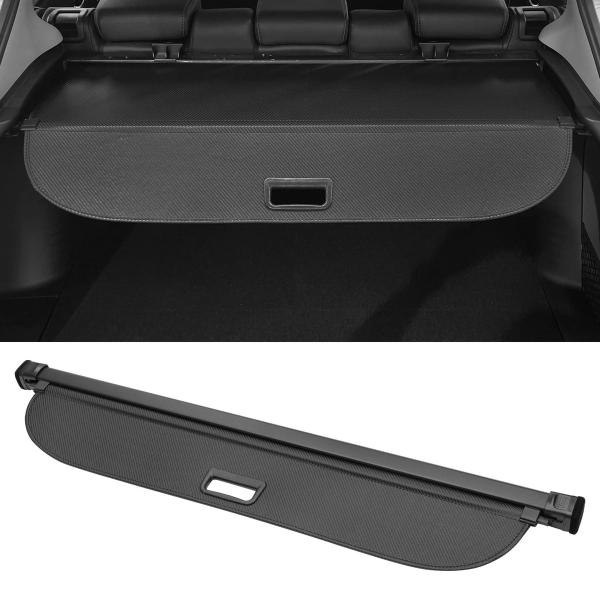 Retractable Cargo Cover for Toyota Corolla Cross 2022–2024 Black Carbon Fiber