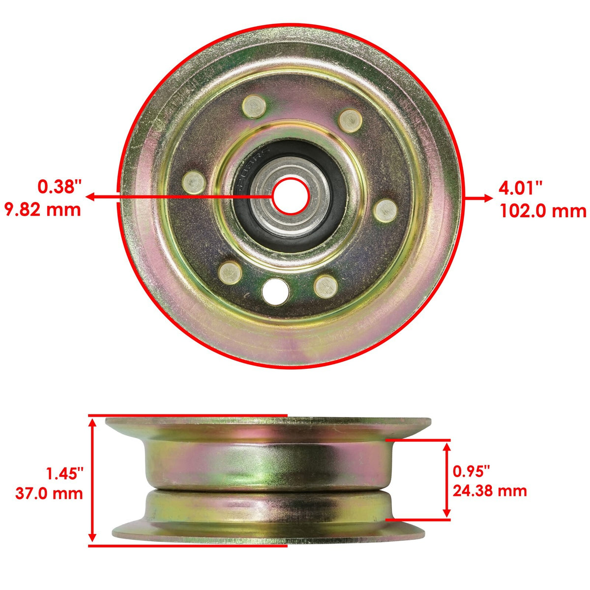 Idler Pulley with Belt Guard Replacement for Husqvarna YTH20B42T (2008–2017)