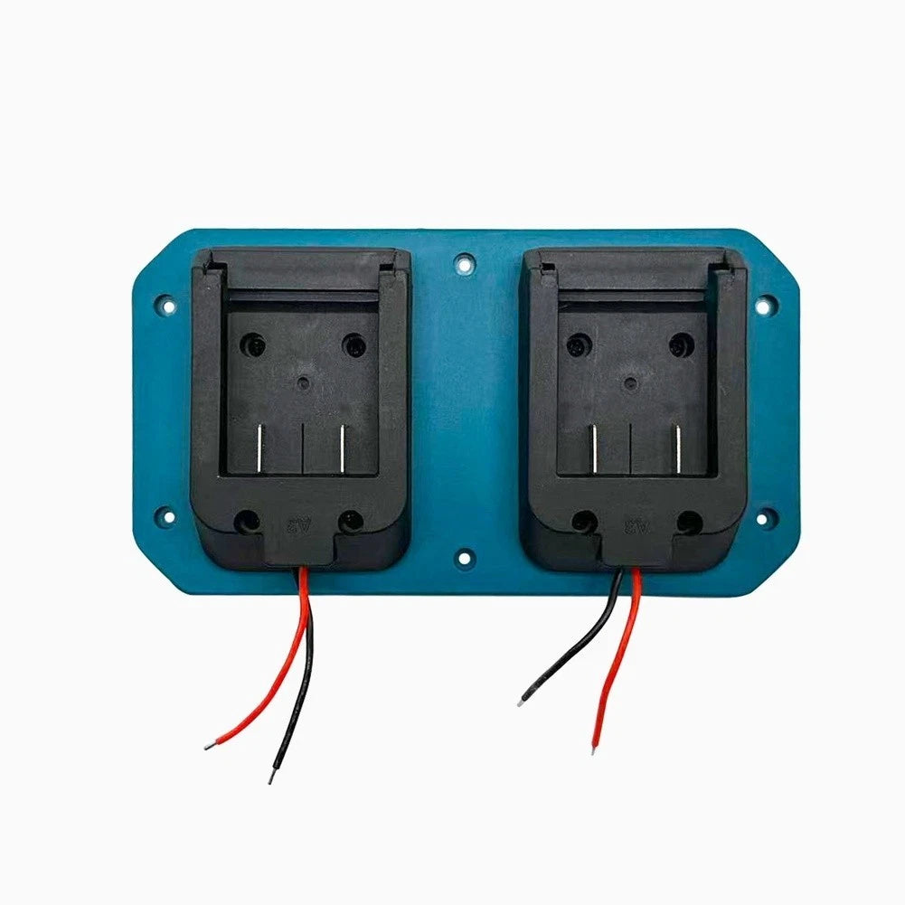 Dual Battery Wall Mount Holder Stand for Universal Use (Metal/Plastic)