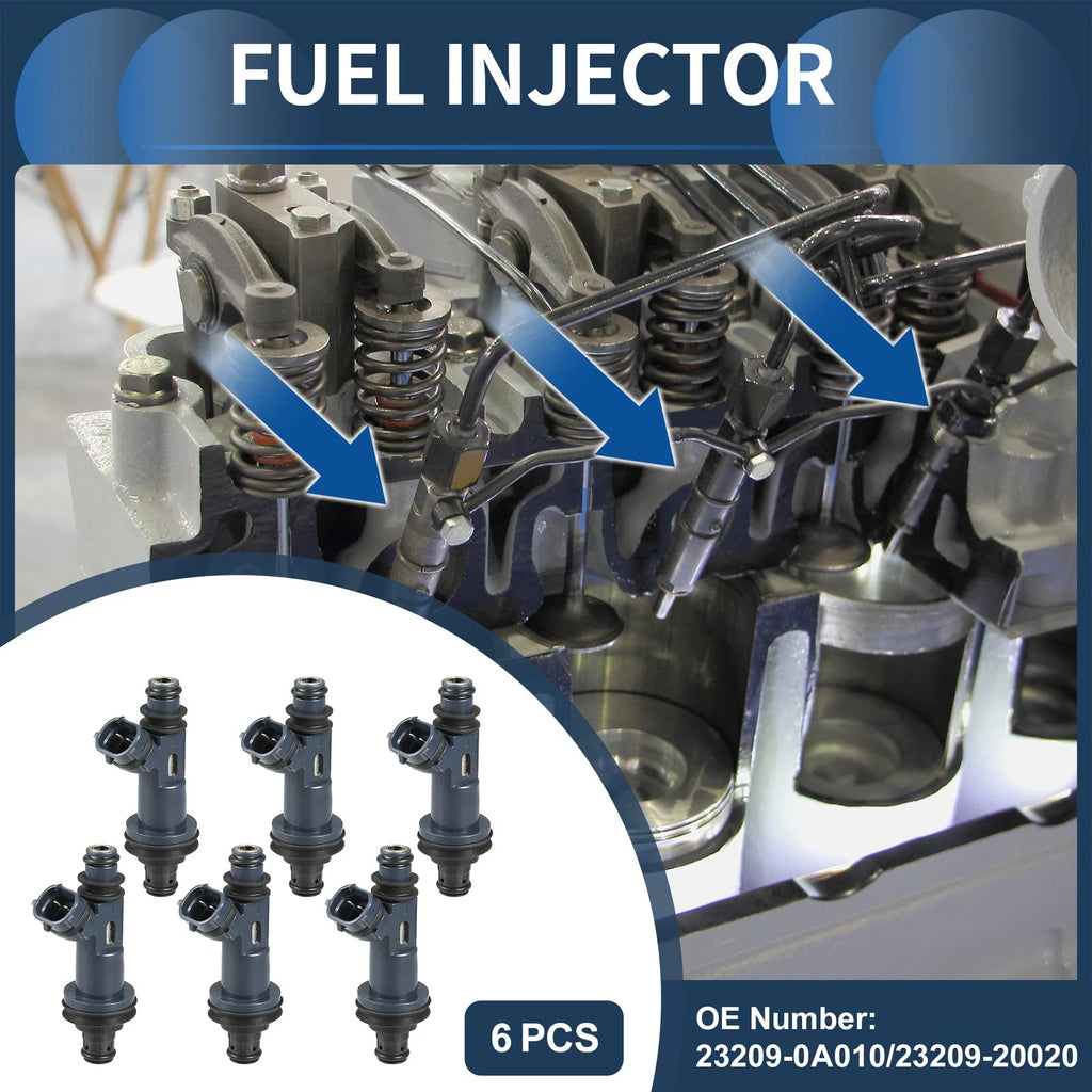 Fuel Injector Replacement Set for Toyota Avalon (1998–2004) 3.0L 6 Pack