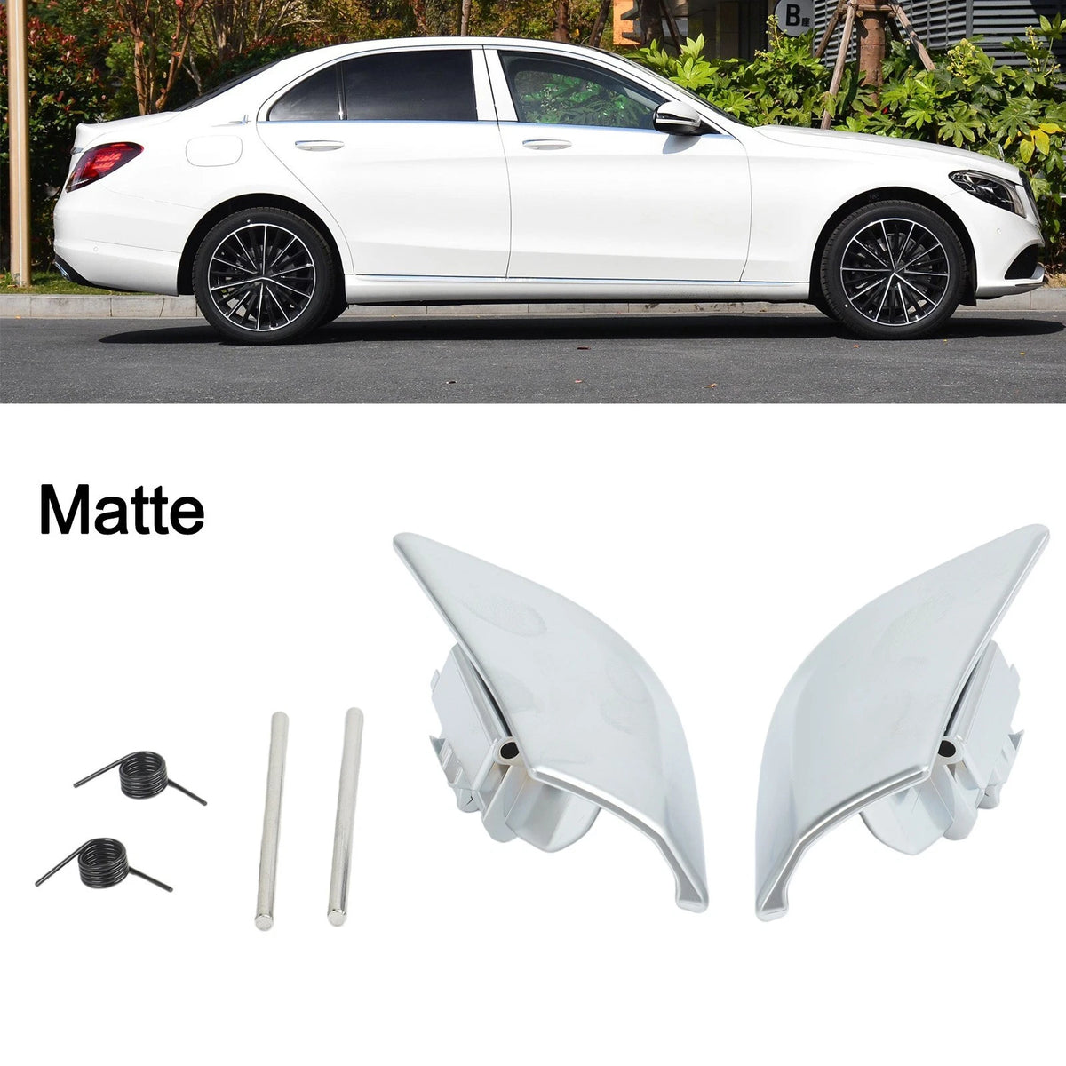 1 Pair Seats Back Handle 75x70mm Electroplating for