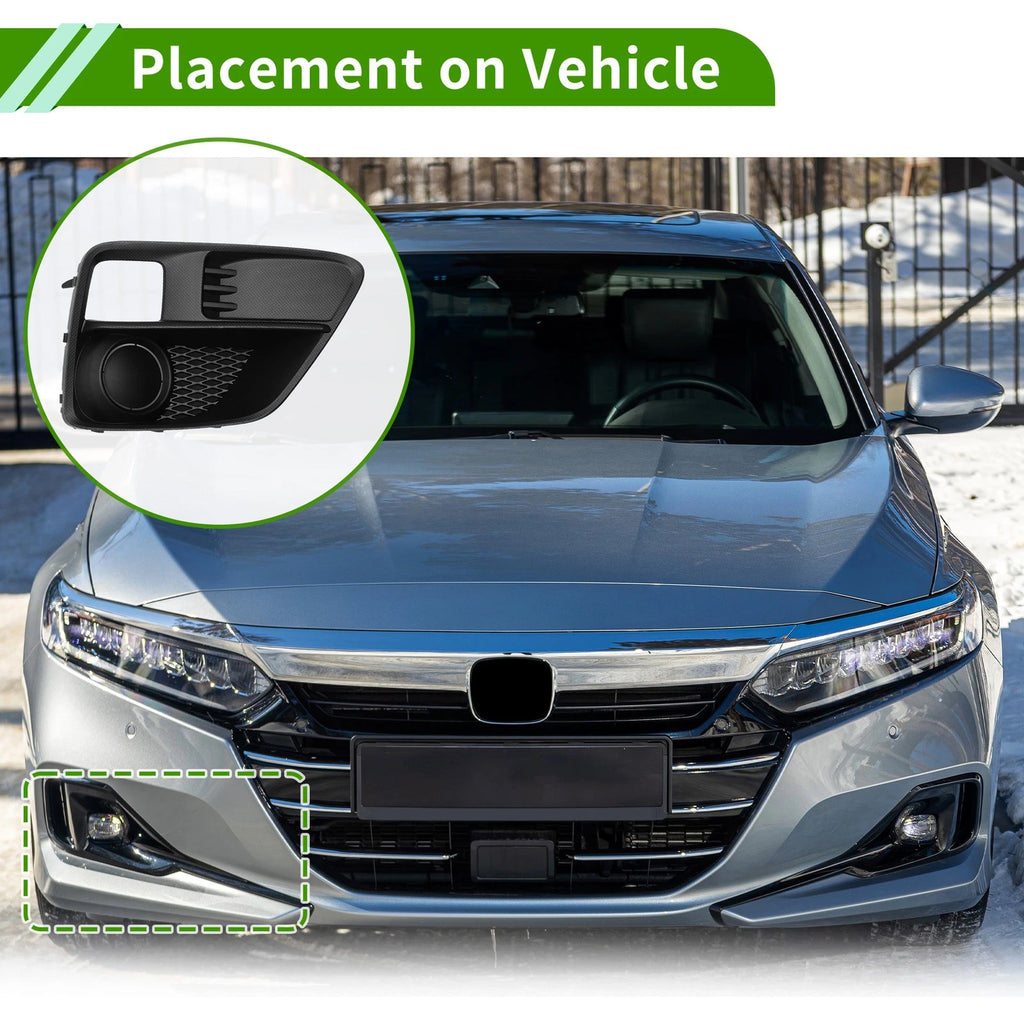 1pc Right Front Fog Light Grill Replacement for Subaru WRX (2015–2017)