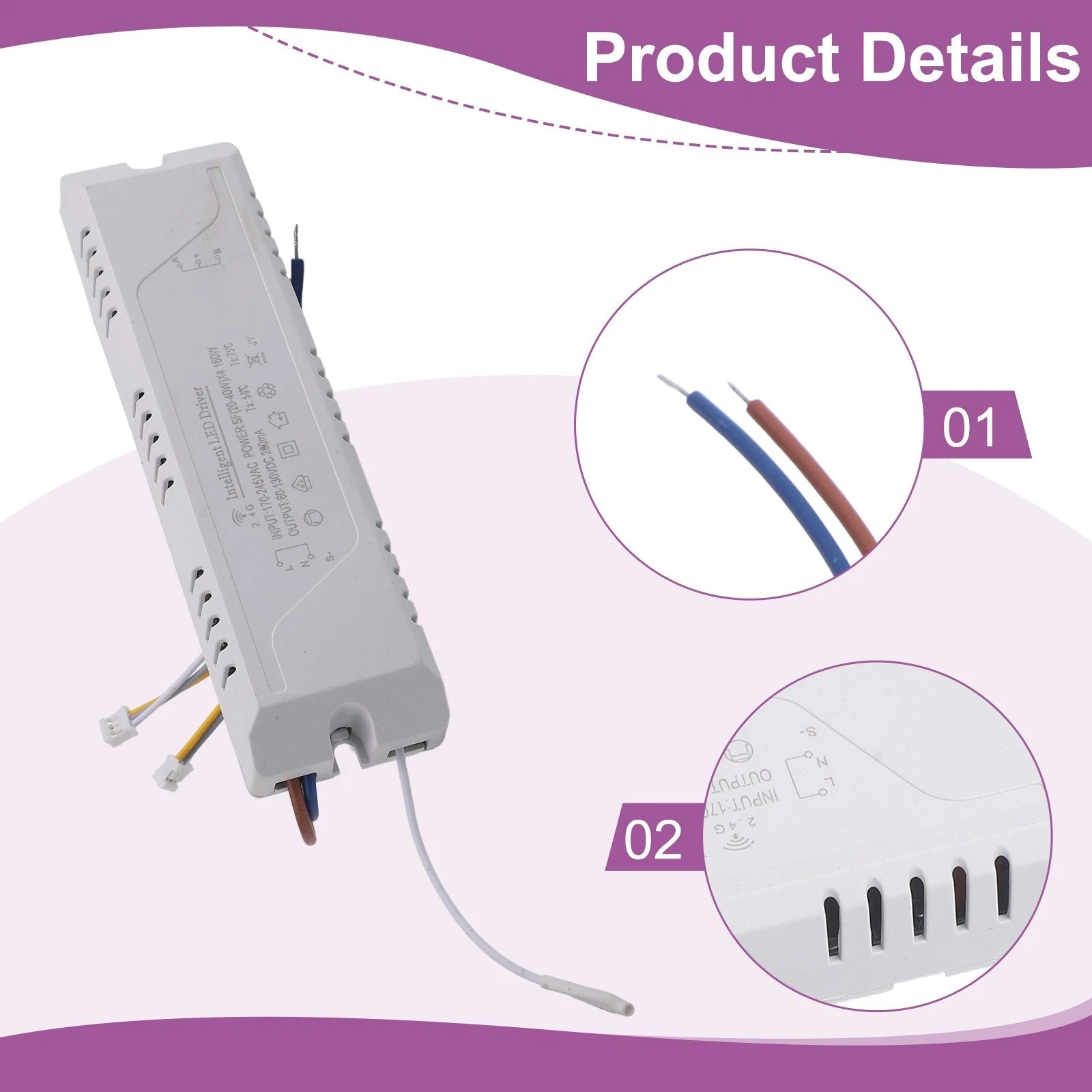 2.4G Smart LED Driver for APP Controlled Dimming (220V)