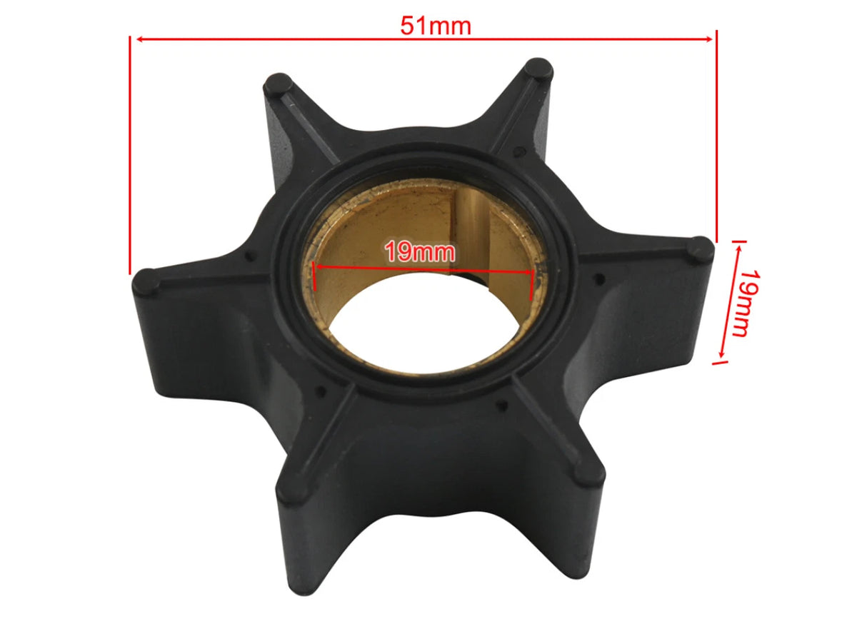 Water Pump Impeller for Mercury 30HP 40HP 50HP 60HP 70HP (2-Cyl 3-Cyl)