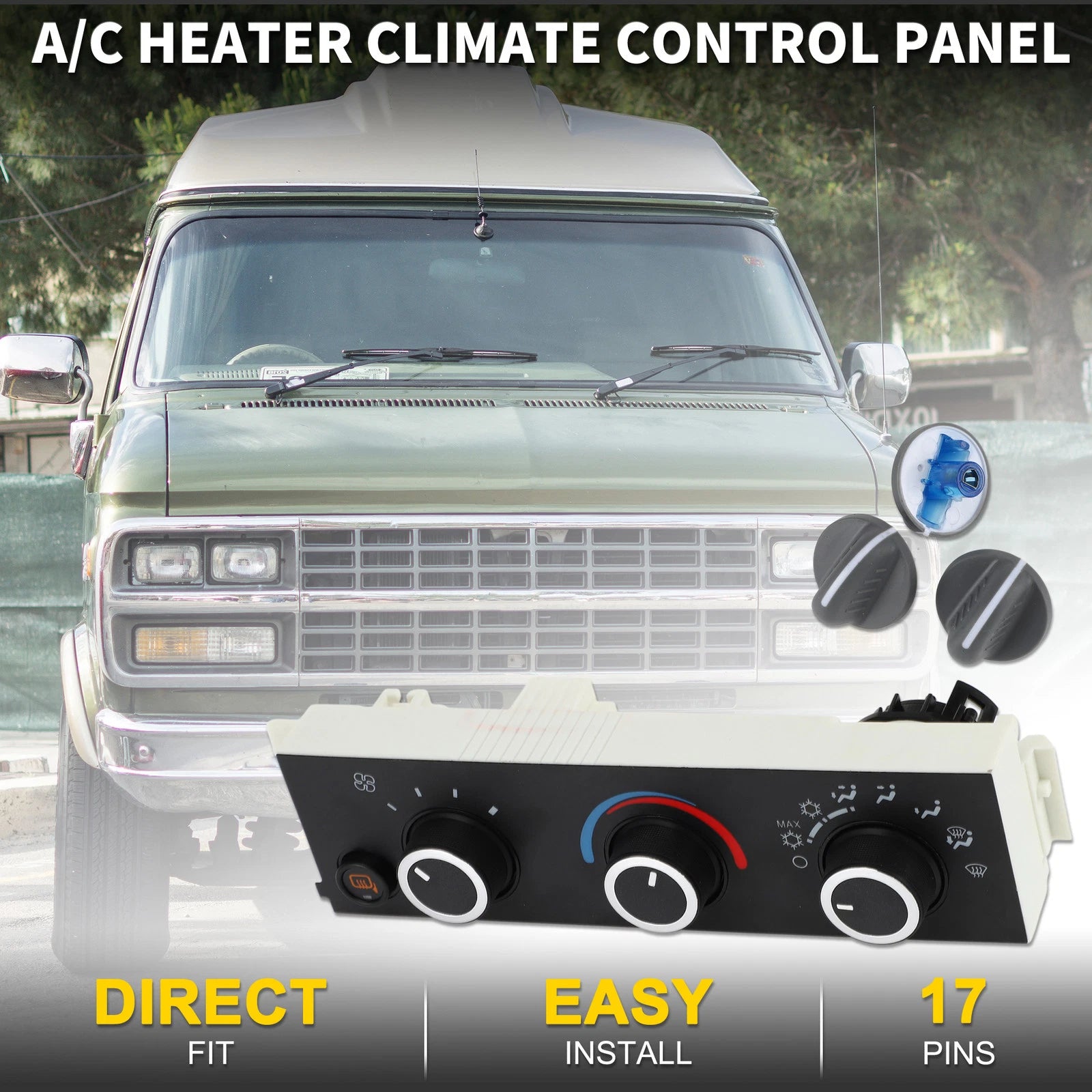 A/C Heater Climate Control Switch for Chevrolet Express 2500 (2003–2023)