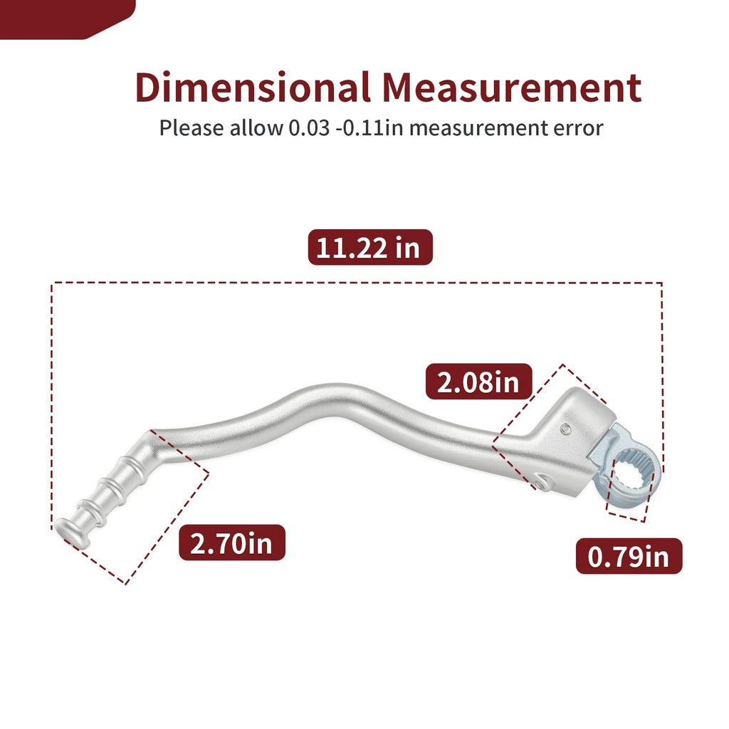 Kick Start Lever Pedal for Suzuki RM250 (2001–2008) 26300-37F20 26300-37F21