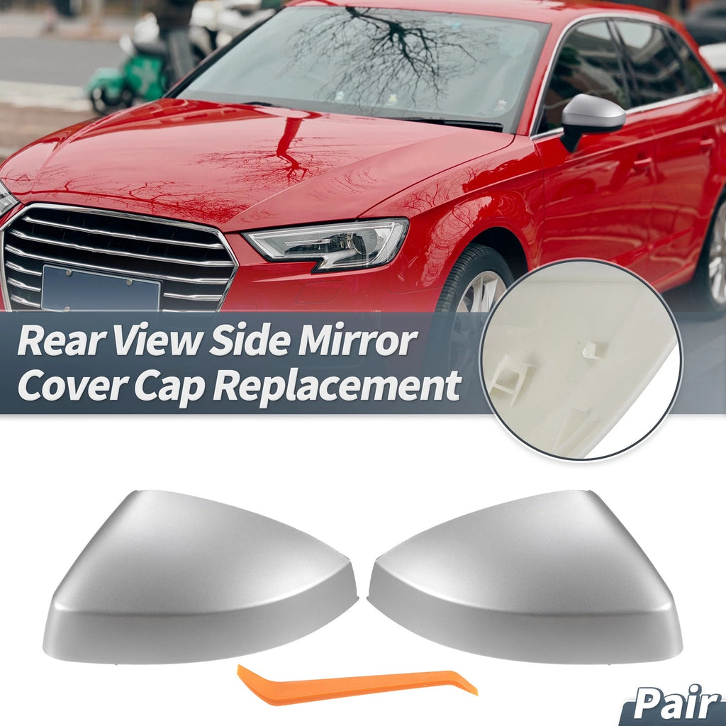 Rearview Mirror Cover Cap Chrome Plated for Audi A3 S3 (2013–2018)