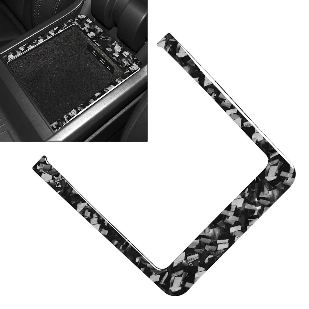 Central Armrest Storage Box Cover Trim for Audi Q7 SQ7 (2016–2019)
