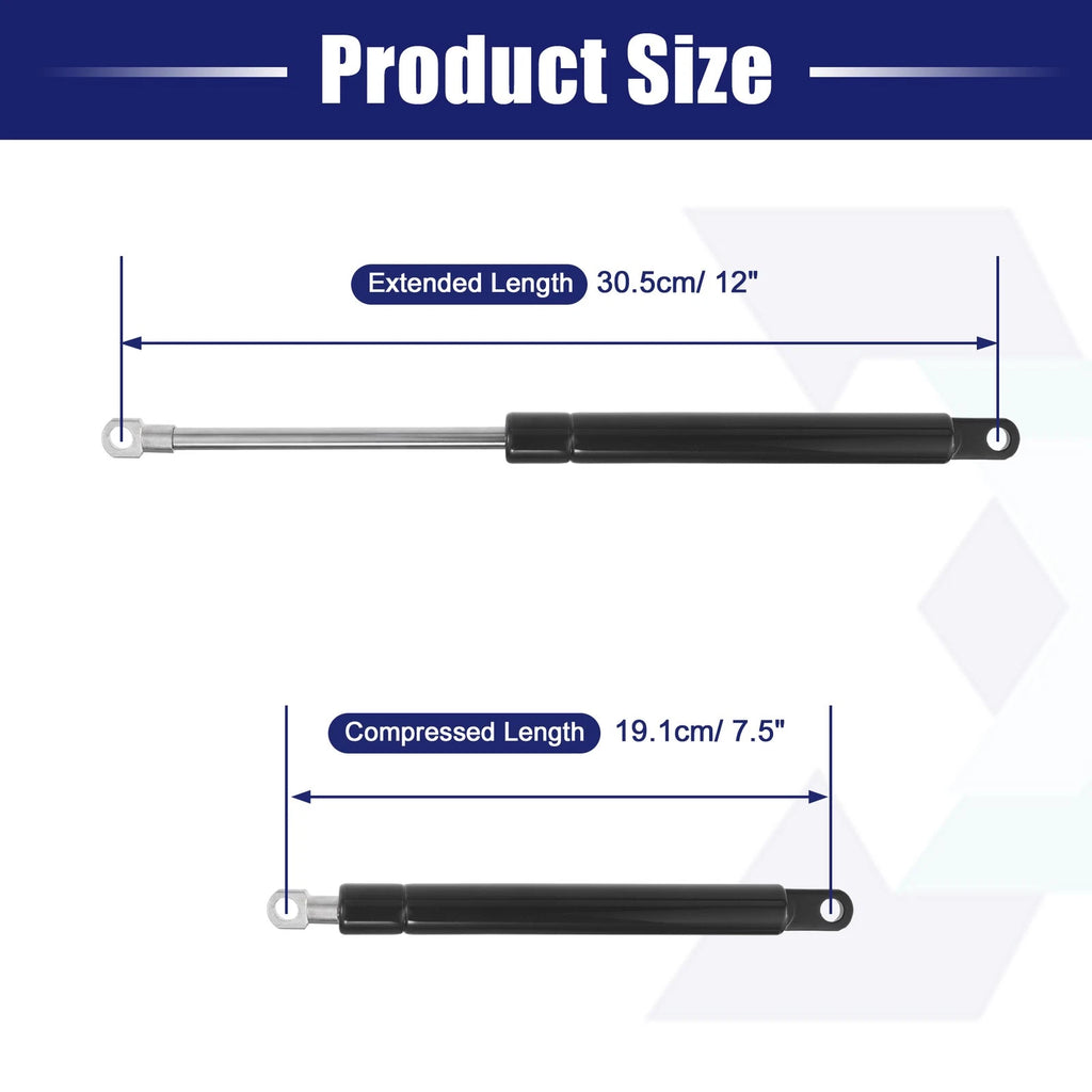 2Pcs 12 Inch Lift Supports Struts Shocks Gas Spring Universal