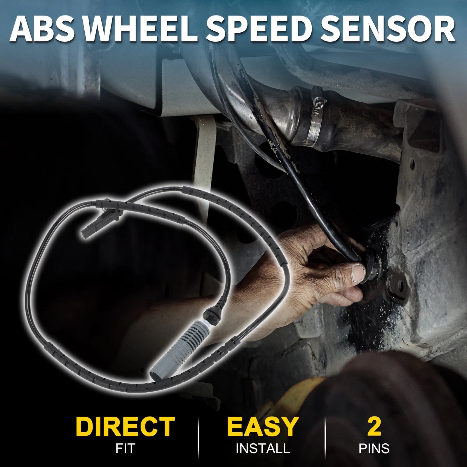 Rear Left ABS Wheel Speed Sensor for BMW 1 Series E81 (2004–2012)