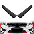 Glossy Black Front Bumper Side Spoiler For Benz CLA Class C117 Prefacelift 13-16
