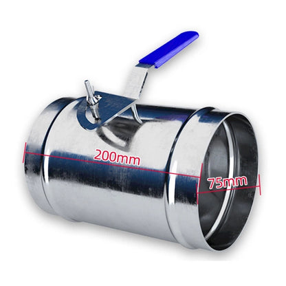 20cm Manual Air Damper Valve for HVAC Systems Airflow Control