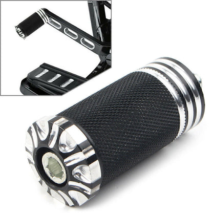 Black CNC Shifter Toe Shift Peg Pedal for Harley Touring Softail (1984–2020)