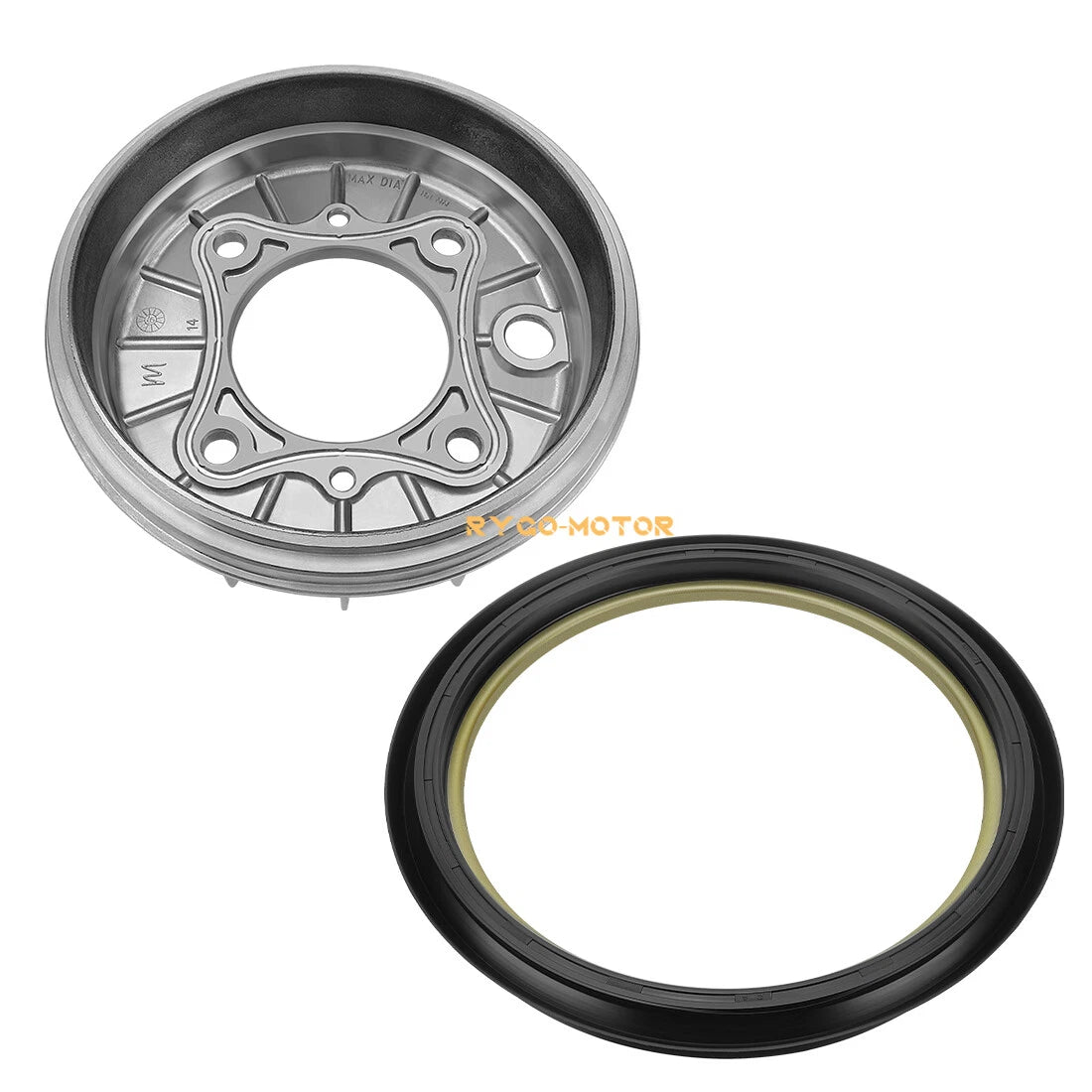 Front Brake Drum & Dust Seal Kit for Honda Foreman 400 450 (2000–2006)