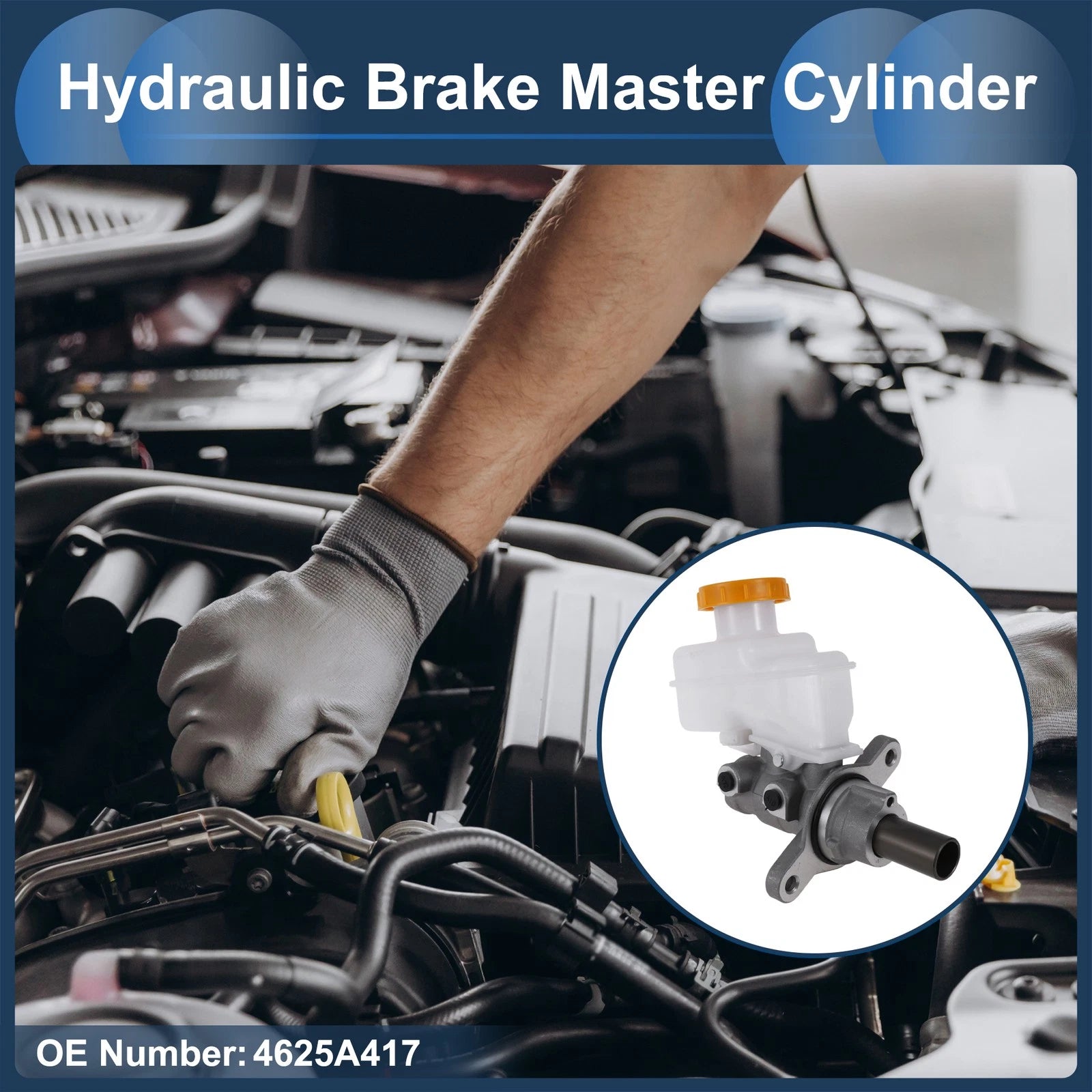 Brake Master Cylinder with Reservoir Replacement for Mitsubishi L200 (2017–2021)