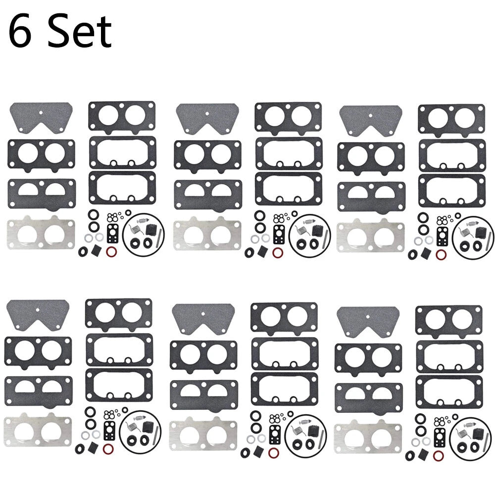 Set of 6 Carburetor Overhaul Gasket Kit for B&S (797890, 499812, 699734, 699735)