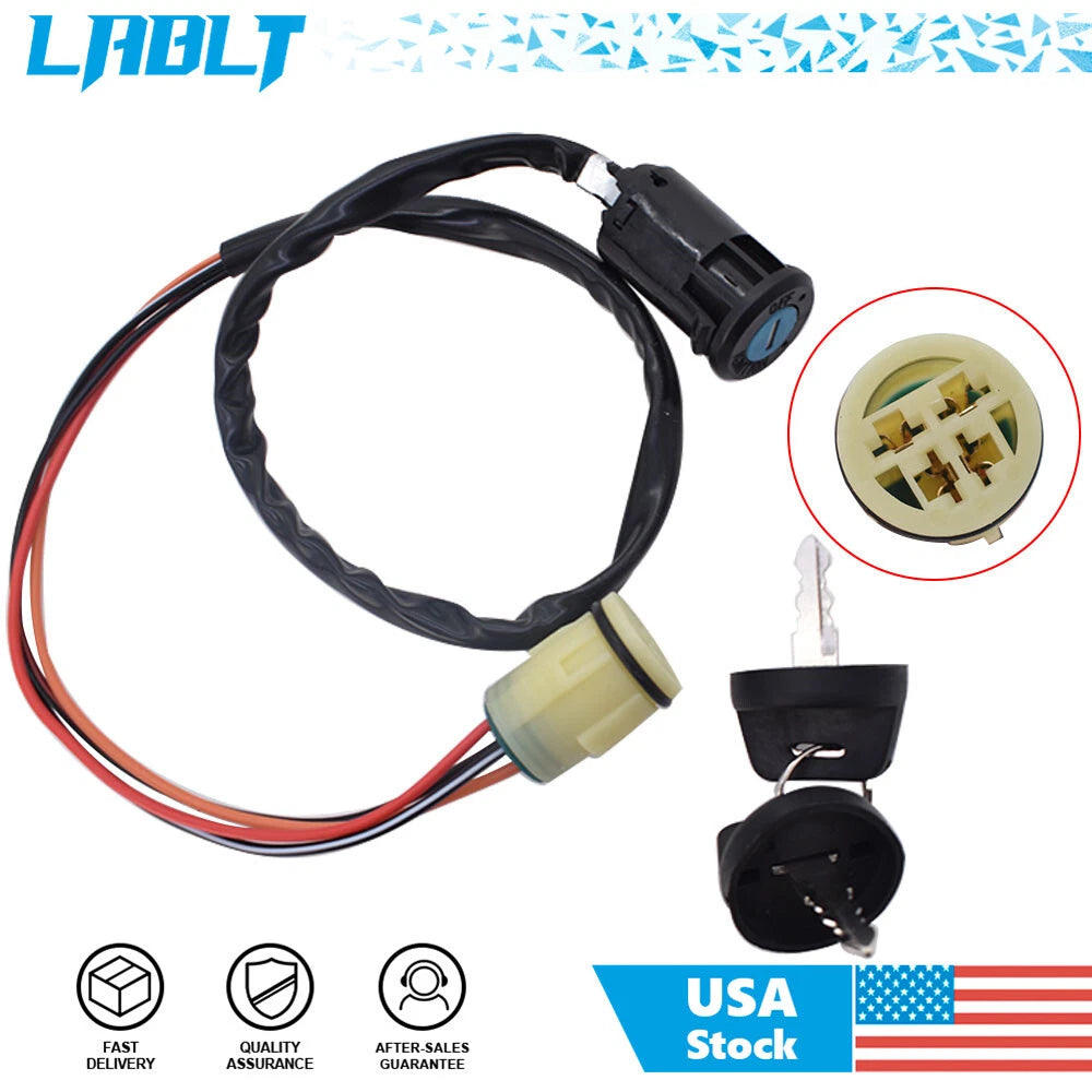 Ignition Switch Key for Honda Rancher 350 TRX350 (2000–2006)