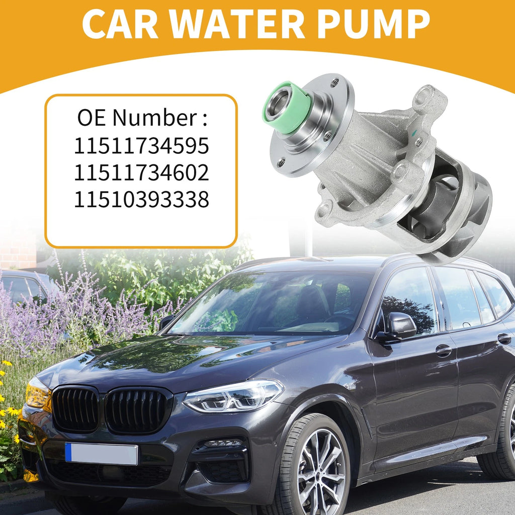 Water Pump Replacement for BMW 318i 1991–1999 With Rubber Ring