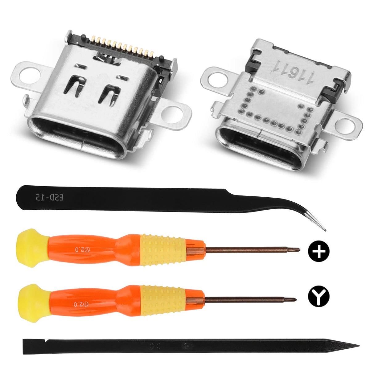 Type-C Charger Socket Repair Tool Kit for Nintendo Switch (2017–2023)