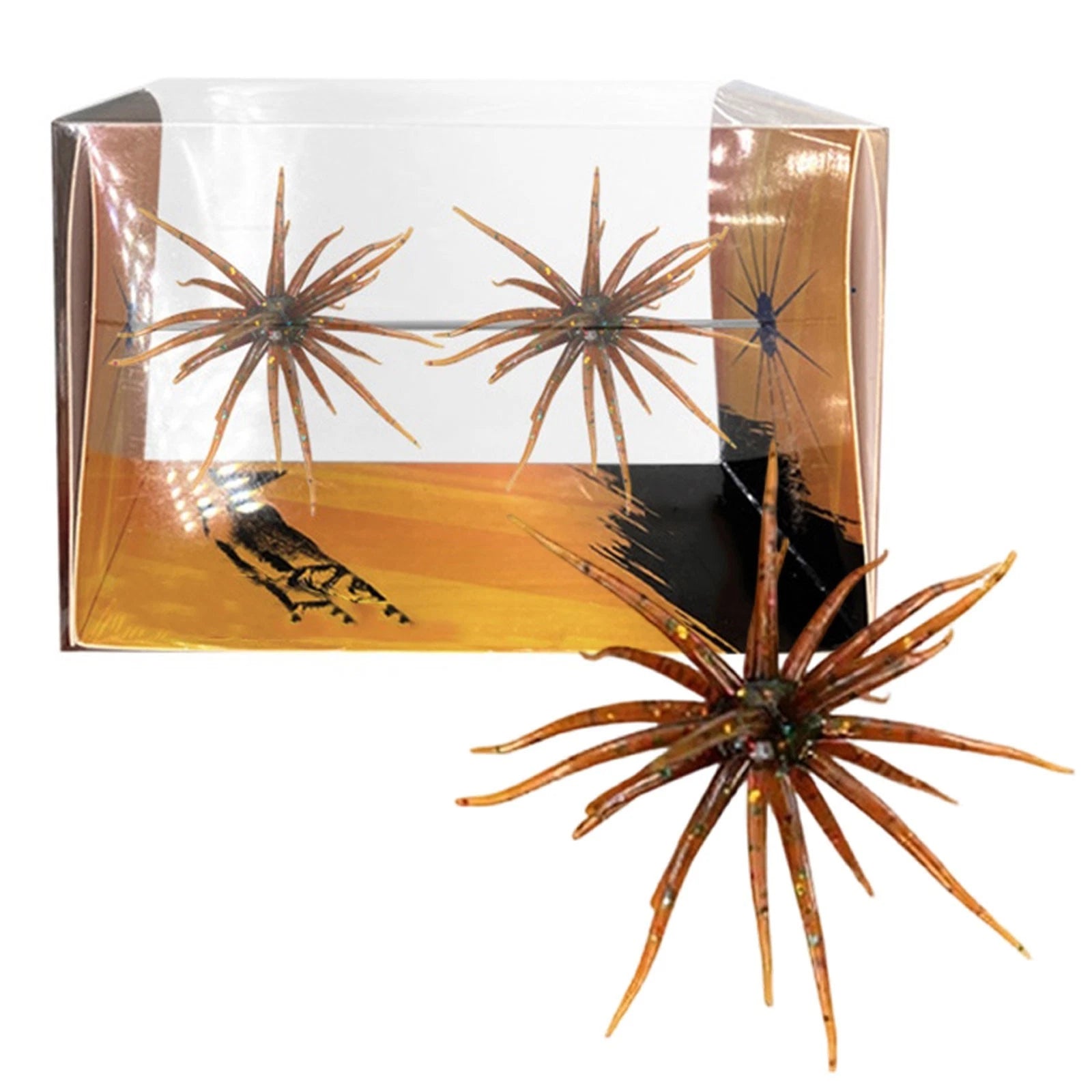 6cm Sea Urchin Lure for Bass Attack Trigger (Flexible Tentacles)
