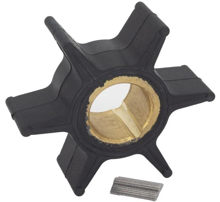 Water Pump Impeller with Key for Mercury 2 Stroke 20 HP Outboard (47-65958)