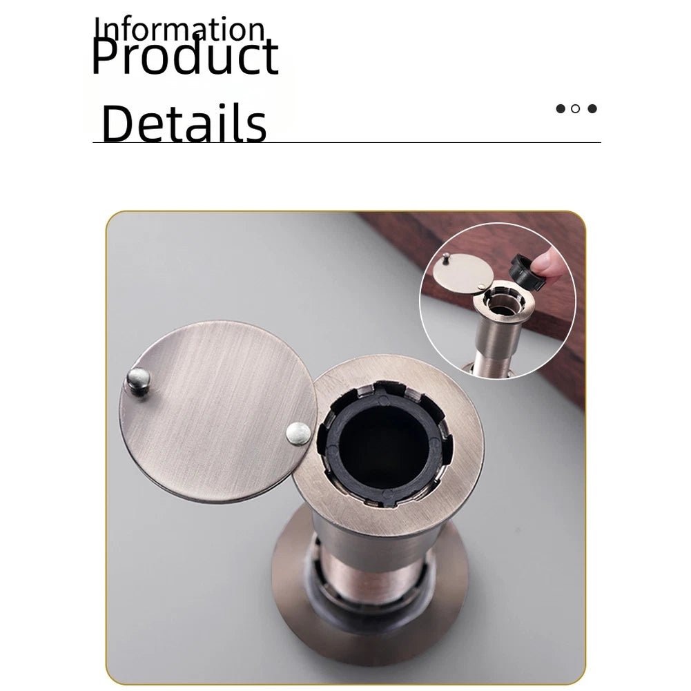 Fire Door Peephole Viewer with Anti Peep and Privacy Cover