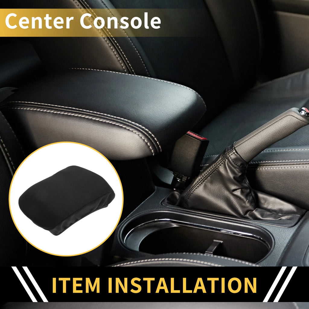 Console Lid Armrest Cover for Chevrolet (Microfiber Leather, Soft Foam)